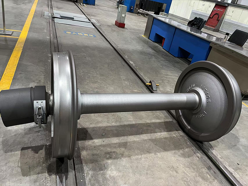 Effect of Railway Wheel Set Shot Blasting Machine