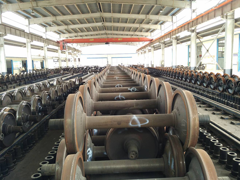 Effect of Railway Wheel Set Shot Blasting Machine