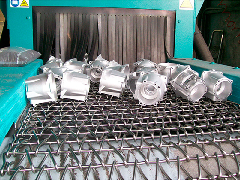 Effect of using mesh belt shot blasting machine