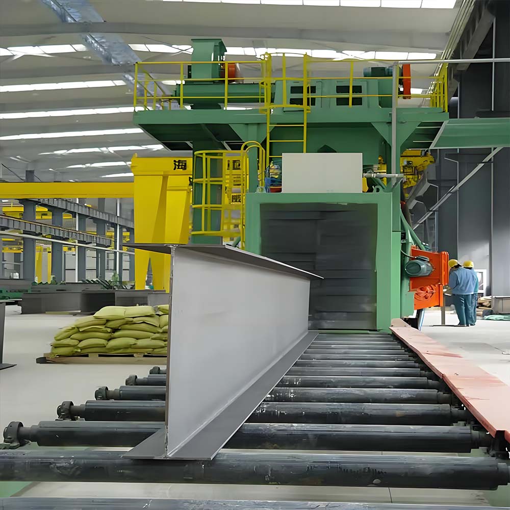 QH69 Roller Conveyor Shot Blasting Machine for Structural Steel