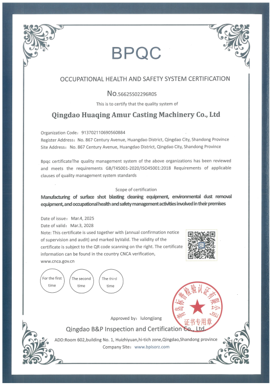 ISO 45001 certification