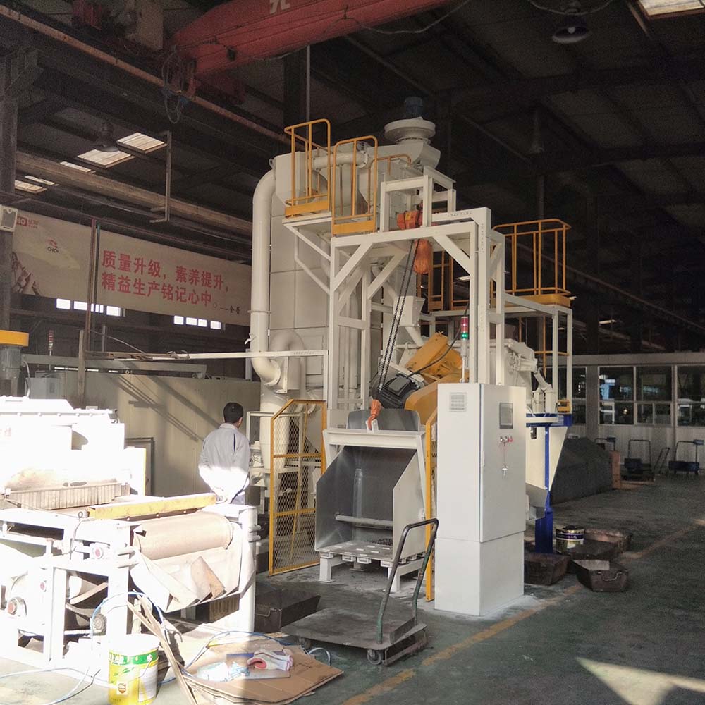 Incline Drum Shot Blasting Machine