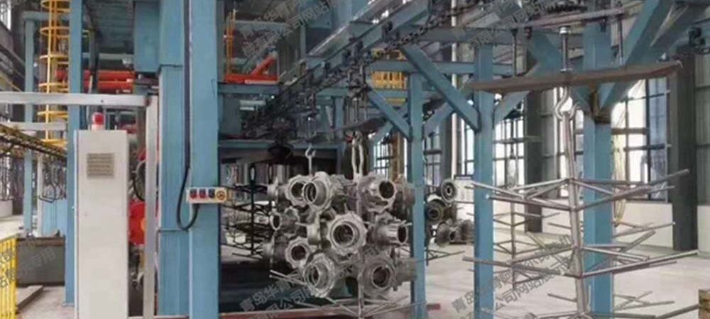 Overhead Conveyor Shot Blasting Machine