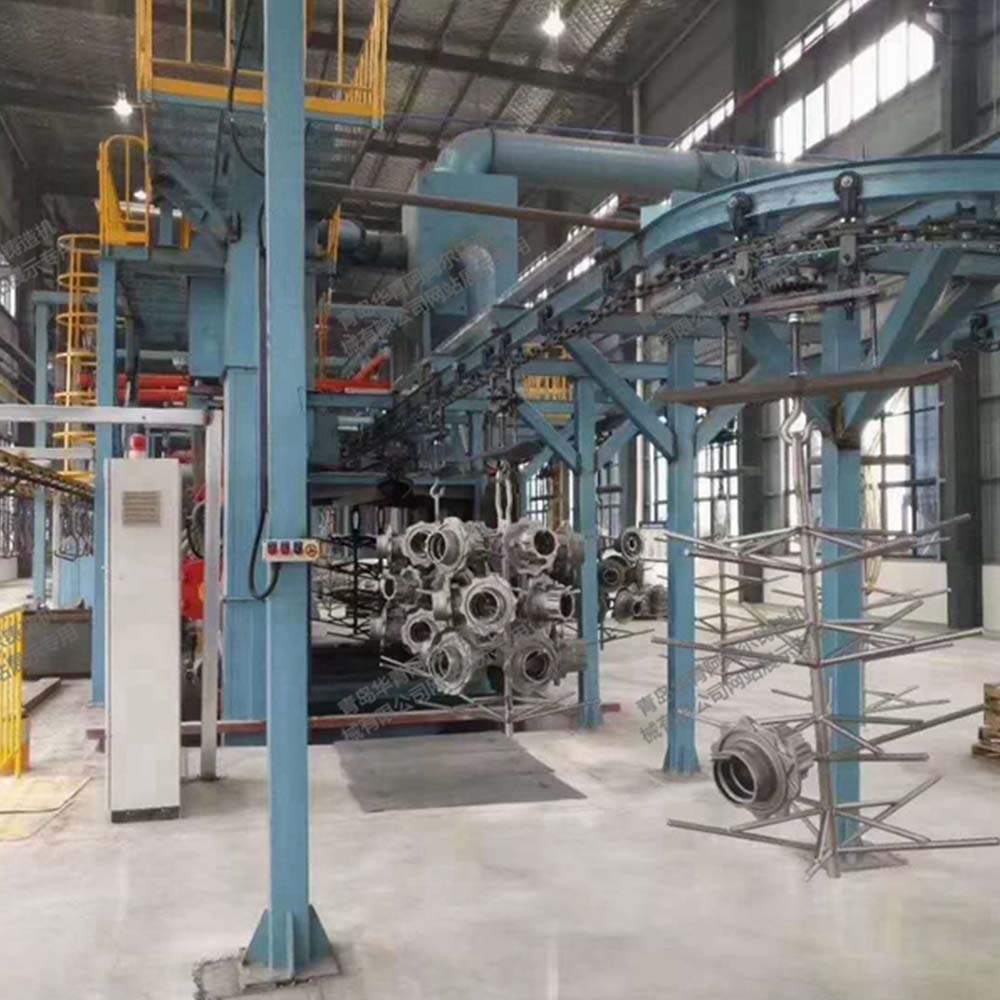 Overhead Conveyor Shot Blasting Machine