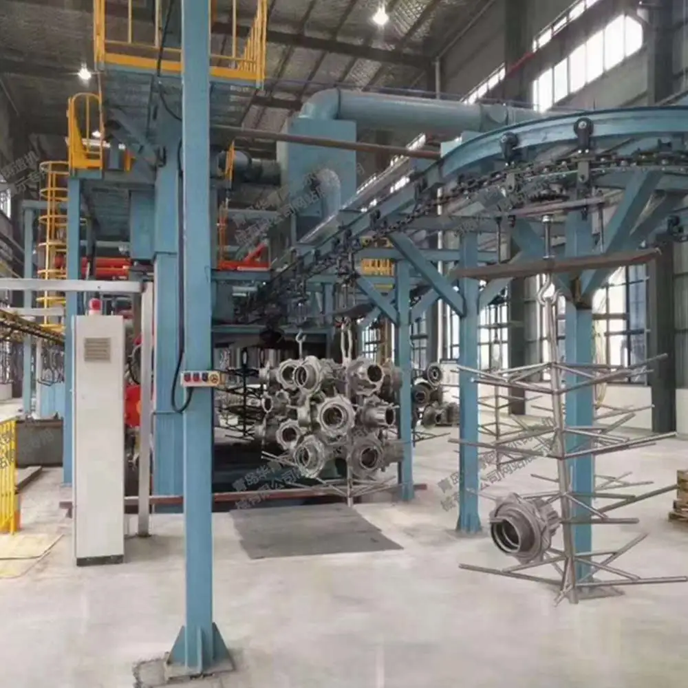 Overhead Conveyor Shot Blasting Machine