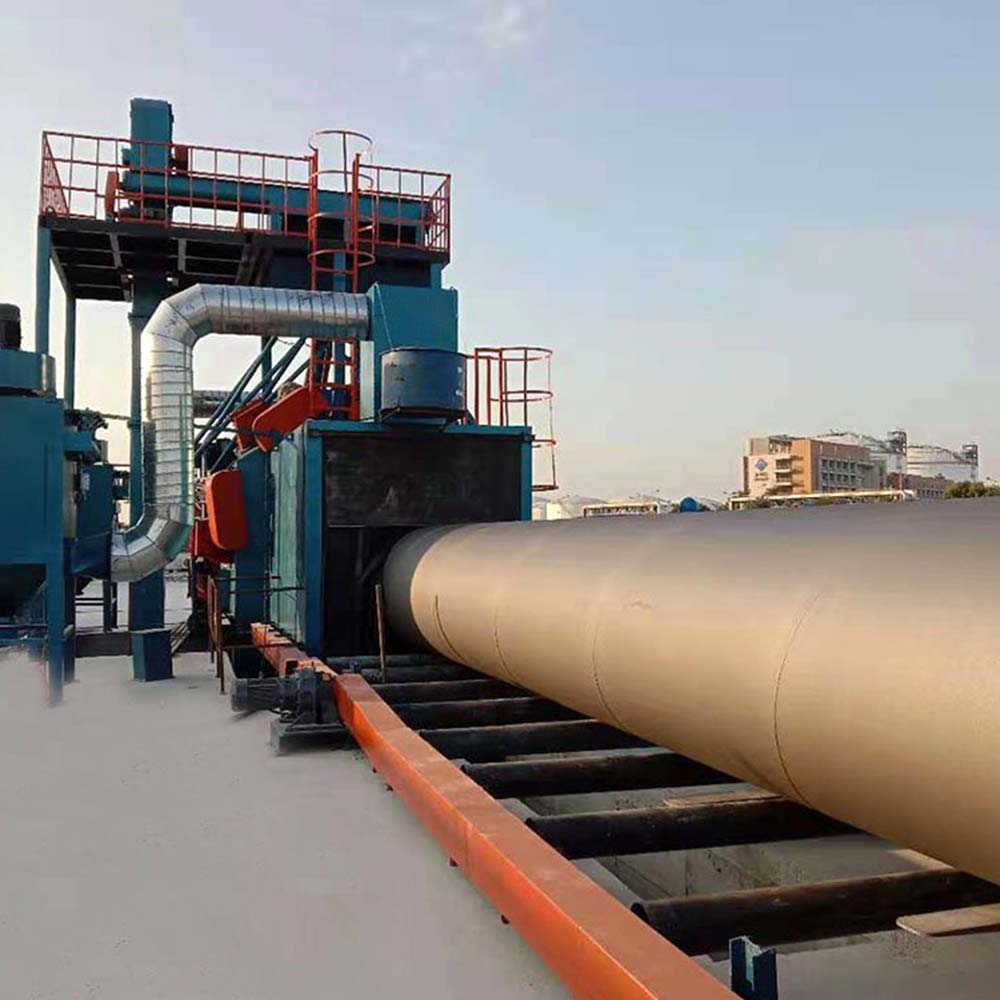 Steel Pipe External Shot Blasting Machine