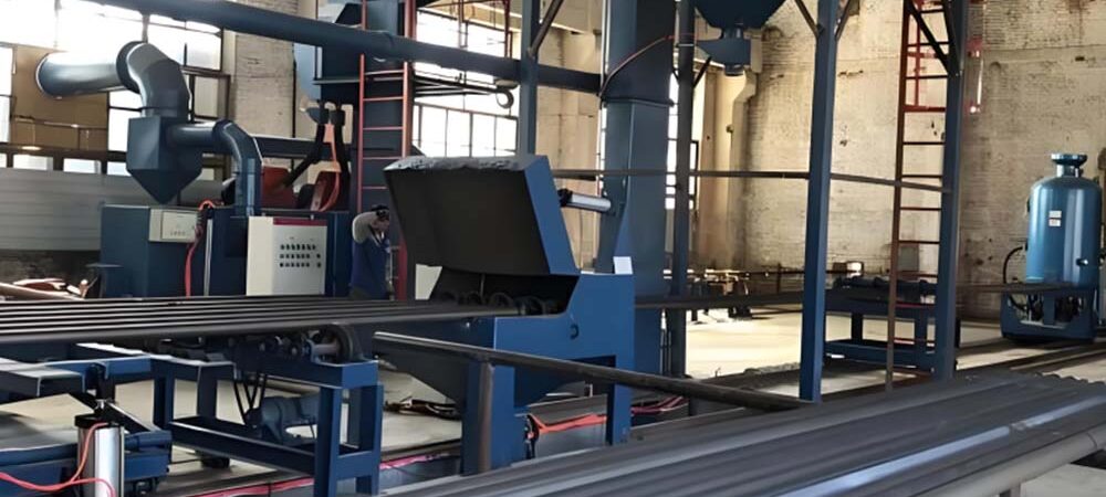 Steel Pipe Internal Shot Blasting Machine