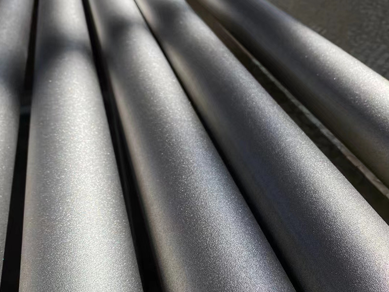 Effect of shot blasting machine on outer wall of steel pipe