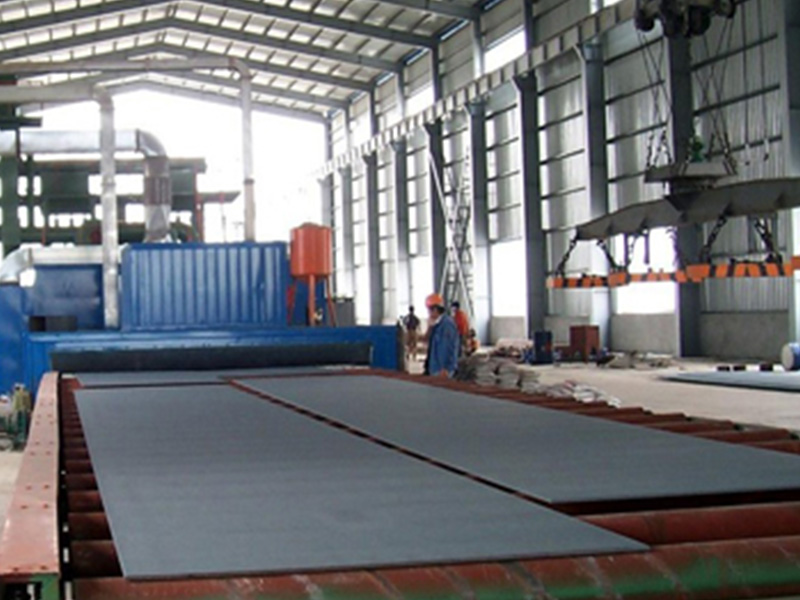 QXY steel plate pretreatment production line performance