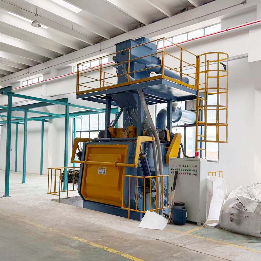 Rubber Tumble Belt Shot Blasting Machine for Small Parts