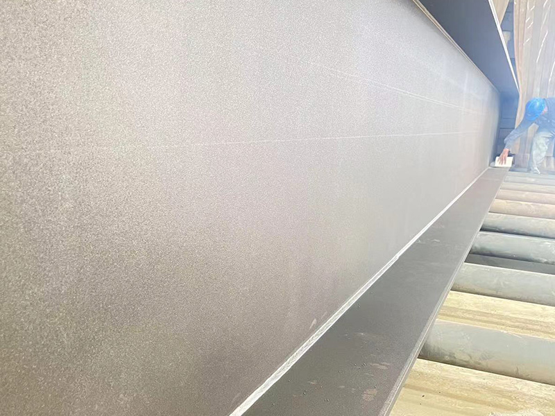 Structural steel surface finish Sa 2.5 after QH69 blasting-03