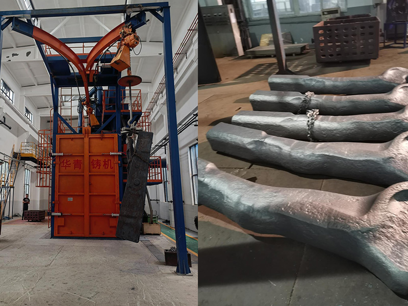 Project Cases 34 QH37100 Large-scale Shot Blasting Machine for Forgings