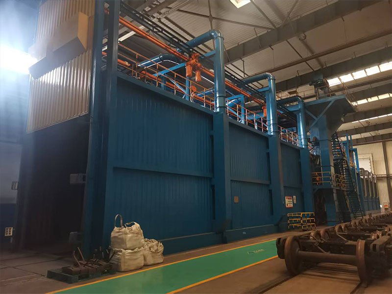 Managing Fatigue Life and Wear Corrosion on Railway Freight Car Bogies: The Role of Shot Peening vs. Blasting 6 Railway shot blasting machine