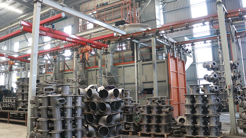 Overhead Monorail Shot Blasting Machine