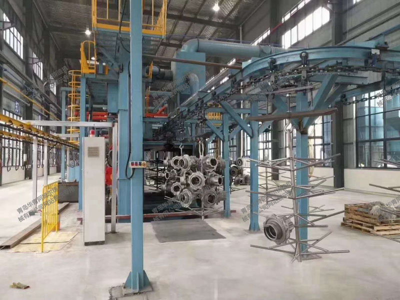 Overhead Monorail Shot Blasting Machine