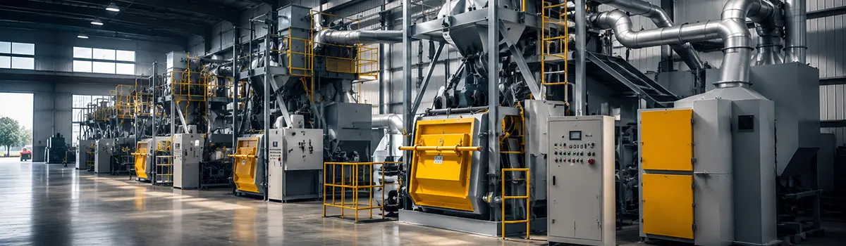 Tumble Belt & Rotary Drum Shot Blasting Systems