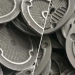 Castings and forgings surface finish before and after batch tumble shot blasting