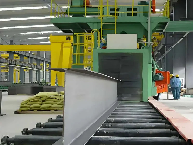 QH69 Roller Conveyor Shot Blasting Machine for Structural Steel
