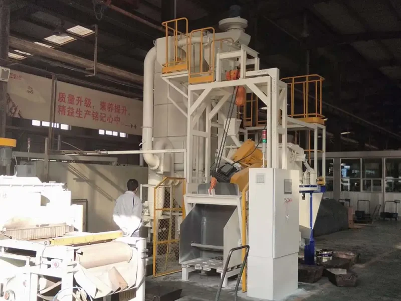 Incline Drum Shot Blasting Machine