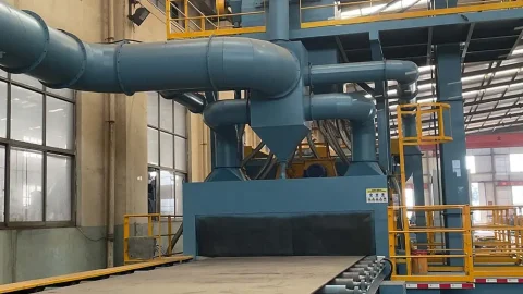 Q69 Roller Conveyor Shot Blasting Machine for Continuous Descaling