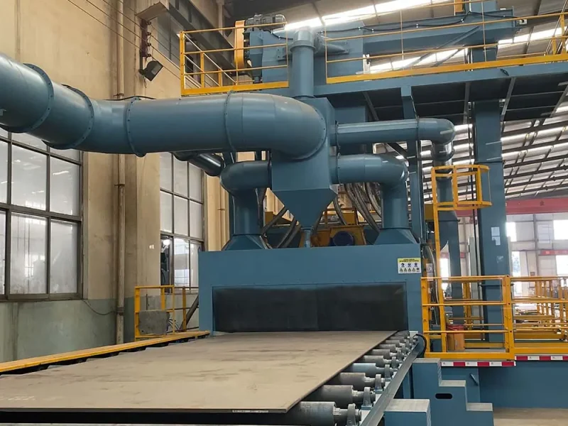 Q69 Roller Conveyor Shot Blasting Machine for Continuous Descaling