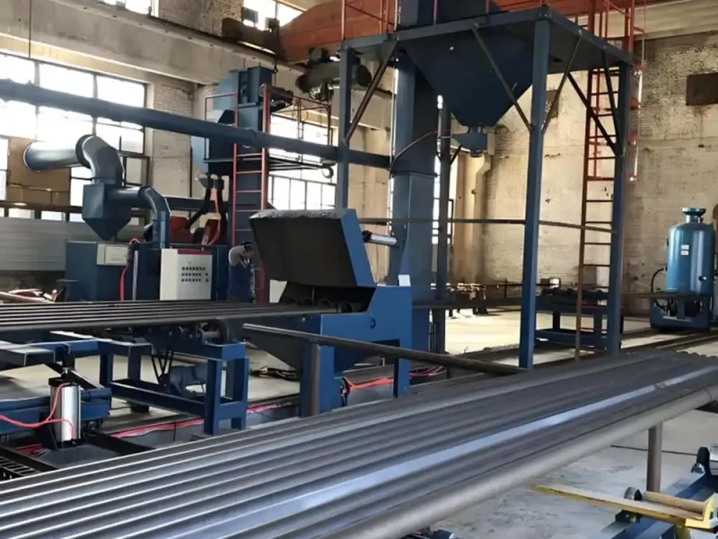 Steel Pipe Internal Shot Blasting Machine
