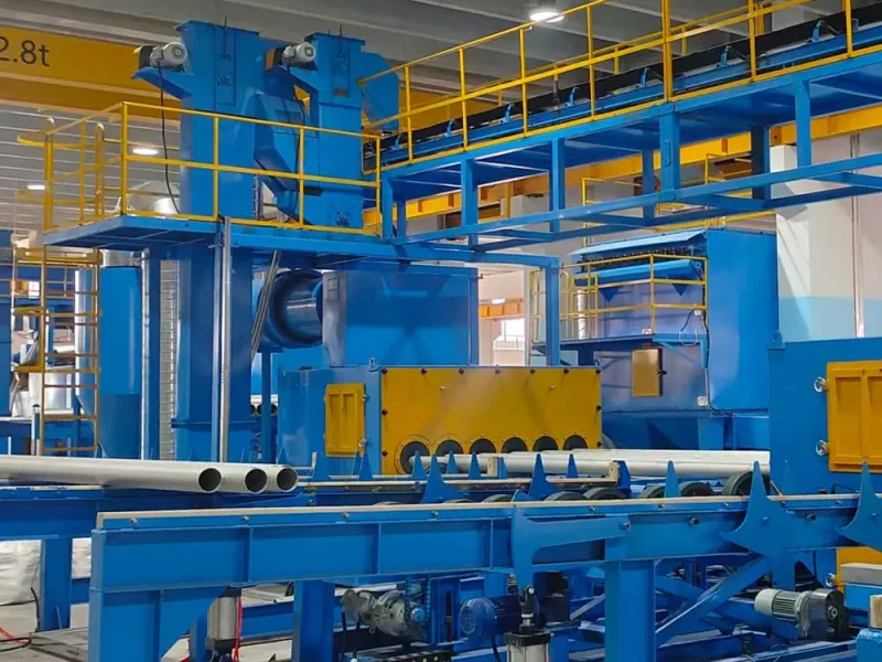 Steel Pipe Internal Shot Blasting Machine