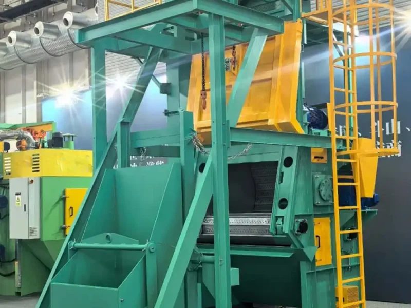 Steel Tumble Belt Shot Blasting Machine for Heavy-Duty Workpieces